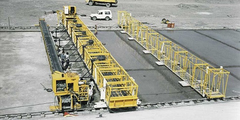 Цилиндрический финишер отделки покрытия Gomaco C-650/SL-650