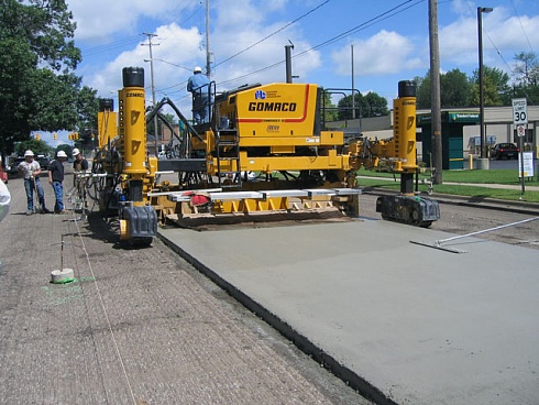 Бетоноукладчик монолитных профилей Gomaco Commander III